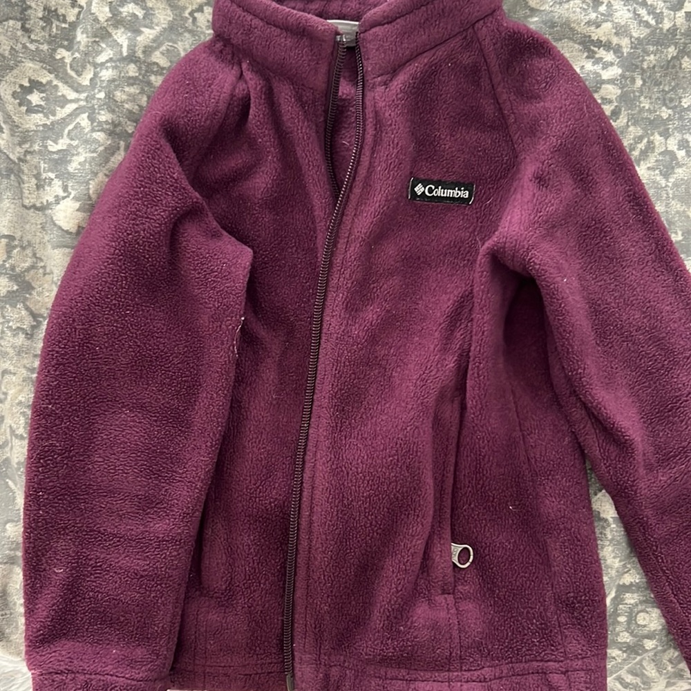 4T Columbia Fleece Maroon/Purple